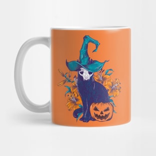 Spooky cat Mug